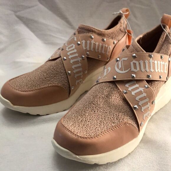 New juicy couture womens mauve and white sneakers shoes size 10 - Picture 10 of 11